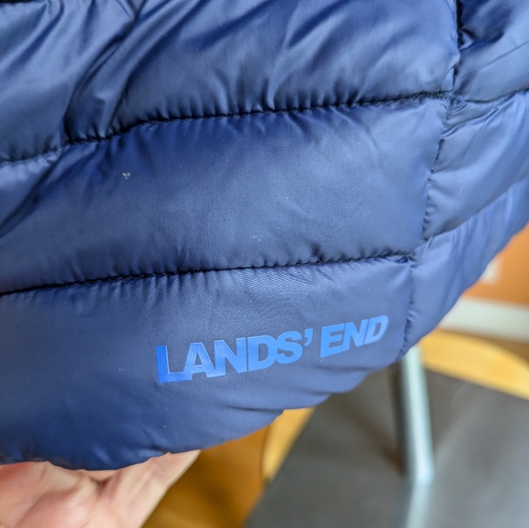 Land End Kids Navy Jacket size XL - Picture 3 of 8